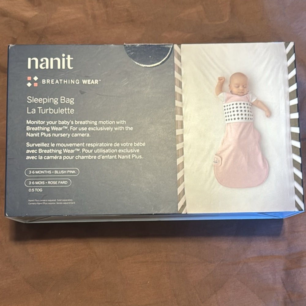 Nanit Breathing Wear Sleeping Bag in Blush Pink